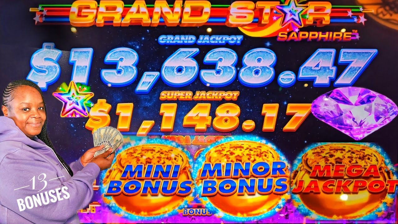 MY BIGGEST WIN EVER ON GRAND STAR SLOT MACHINE 🎰
