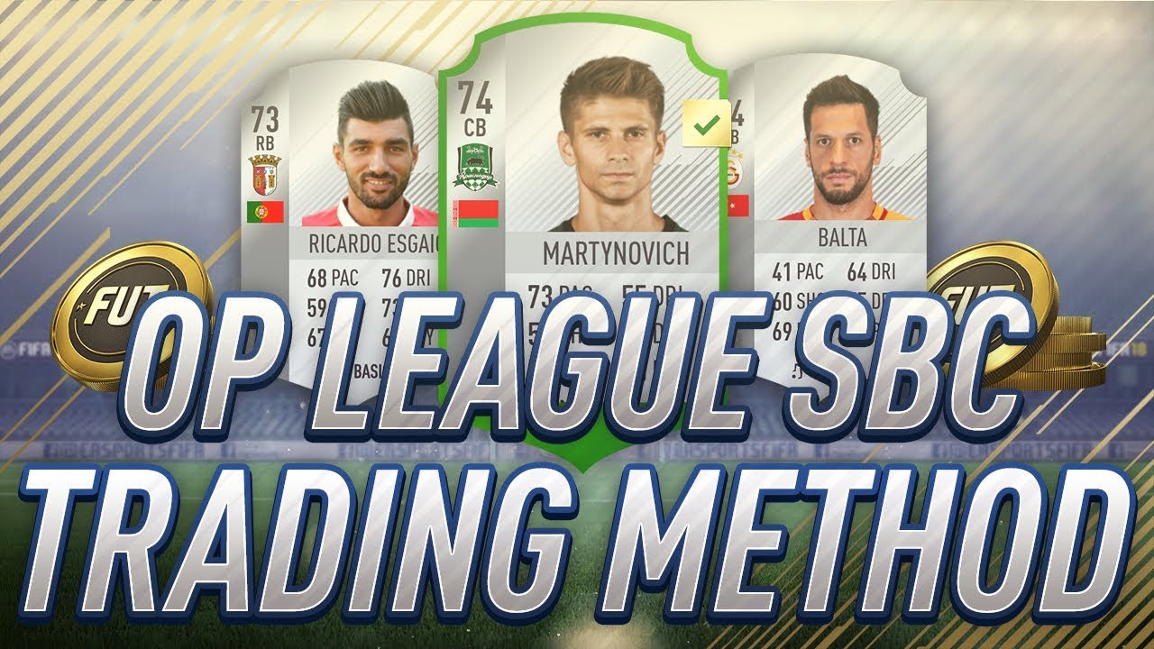 AMAZING LEAGUE SBC TRADING METHOD