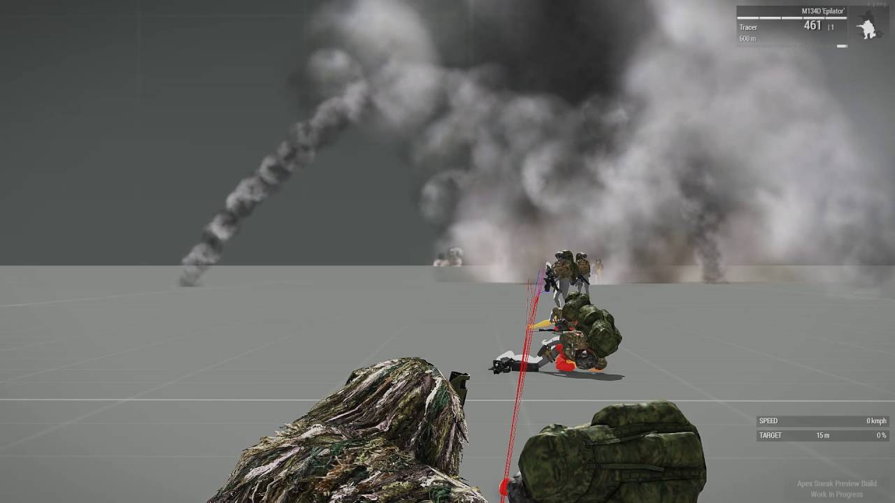 ArmA 3 FIN Testing Minigun M134 Epilator (NIArms Mod)