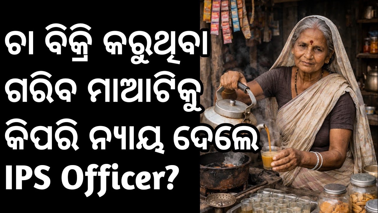 ଚା ବିକ୍ରି କରୁଥିବା ଗରିବ ମାଆଟି ଆଗରେ କାହଁକି ମୁଣ୍ଡ ନୁଆଇଁଲେ IPS Officer?Suspense story @friendlyquotes23 