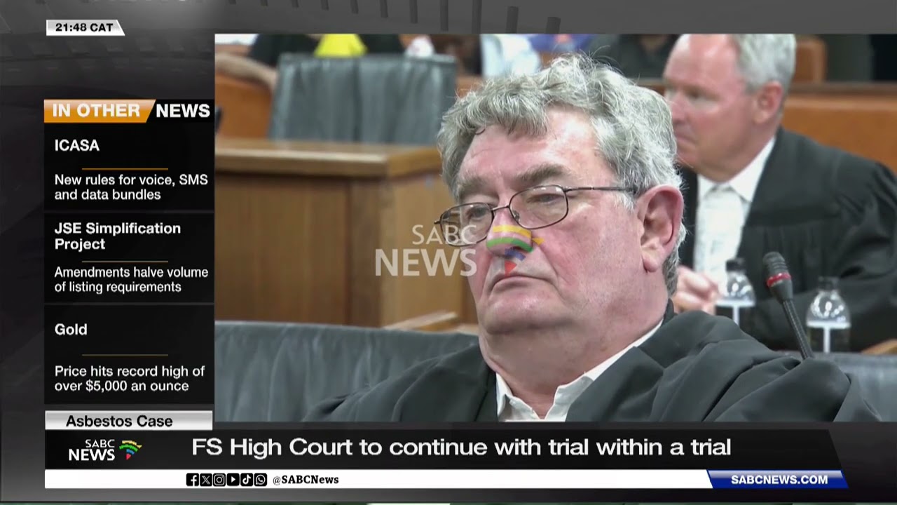 Asbestos Case | FS High Court to continue with Moroadi Cholota's trial within a trial
