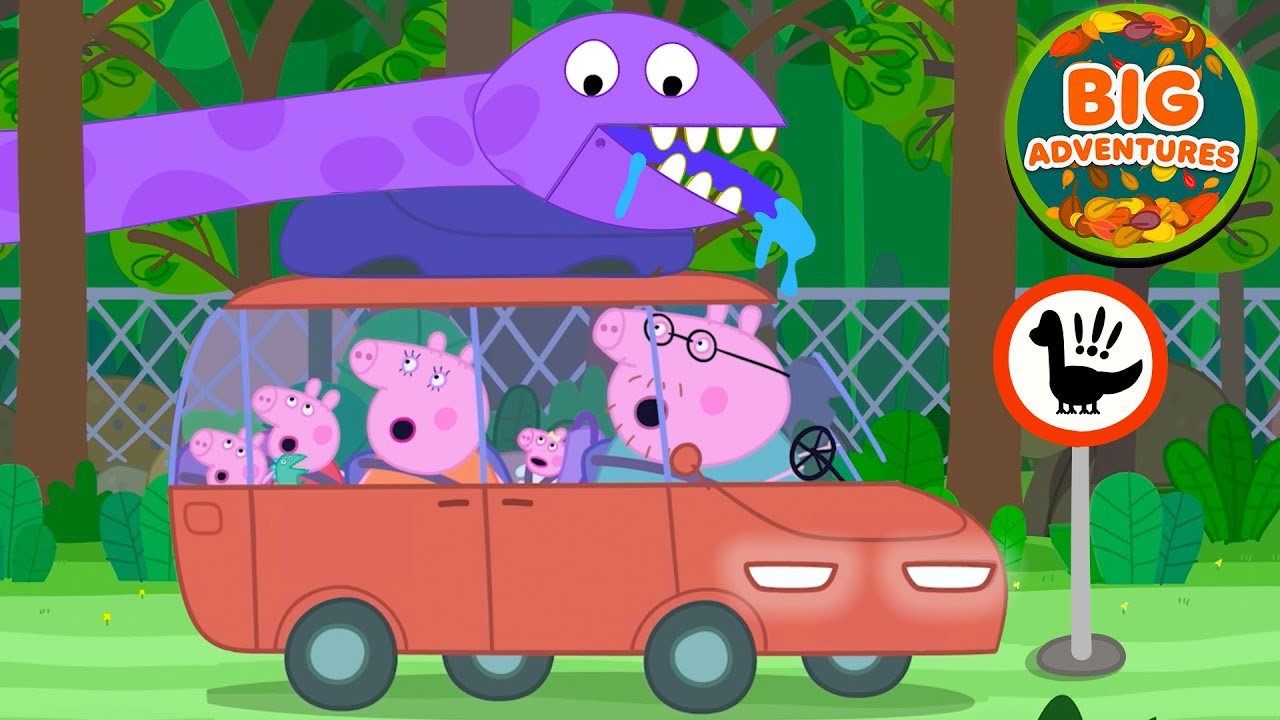 Peppa Pig’s BIG Dinosaur Safari Adventure! 🦖 Peppa & Evie: Family Time | Tales Full Episodes 22 Mins