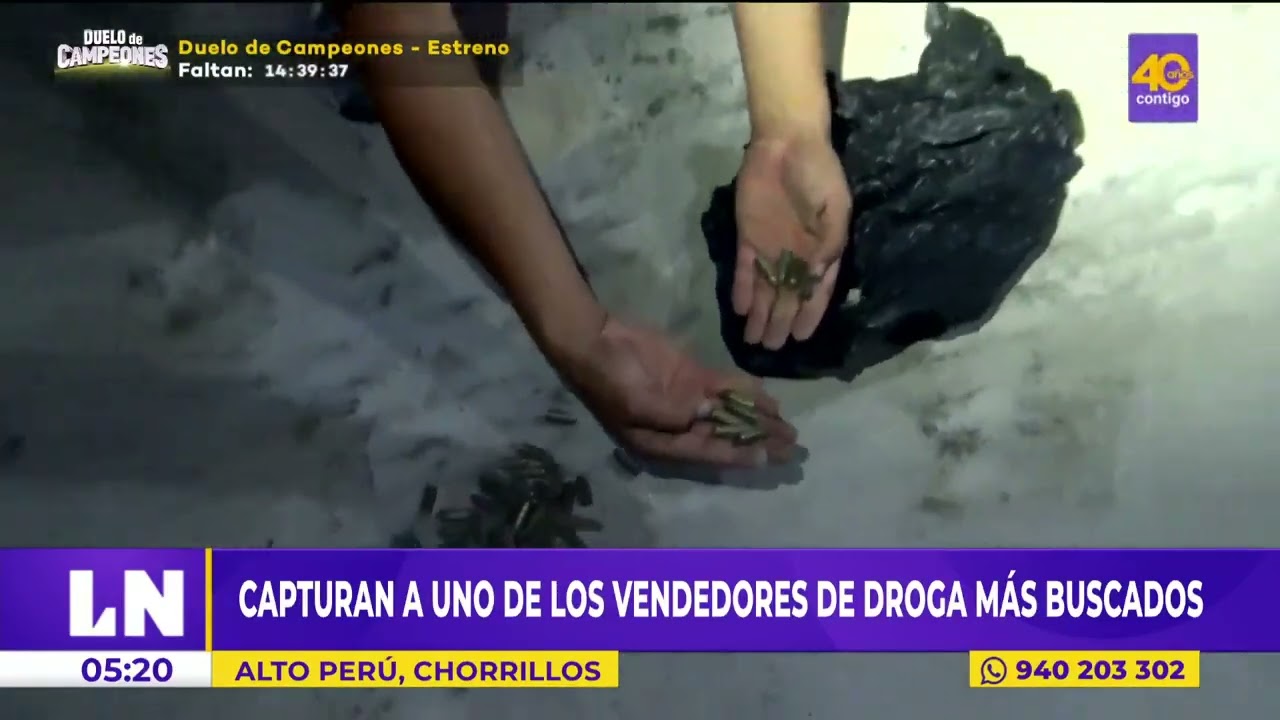 🔴Chorrillos: capturan a 