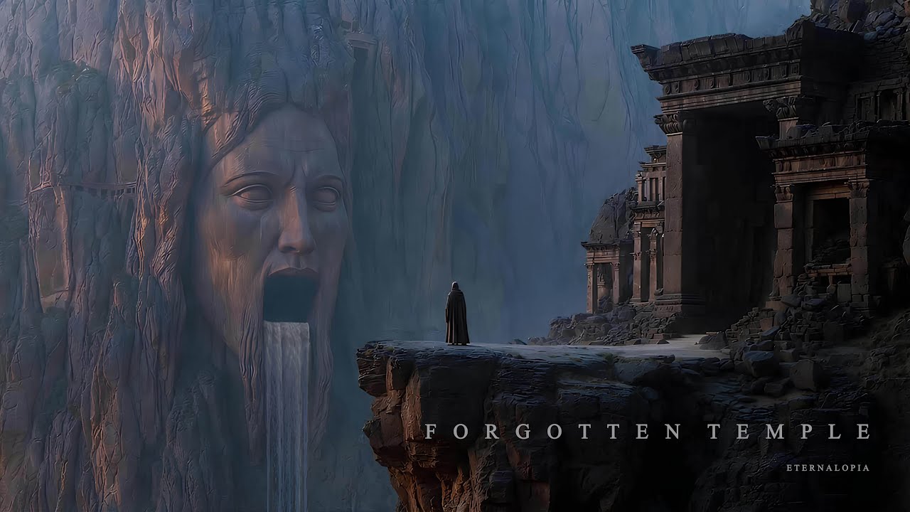 Forgotten Temple at Dusk — Lonely Fantasy Ambient | Deep Stillness