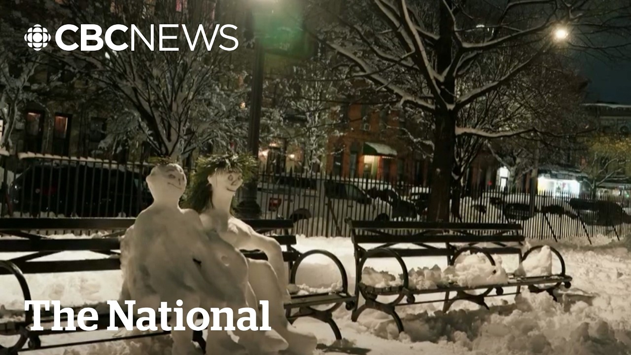 #TheMoment New Yorkers made a snow sculpture gallery