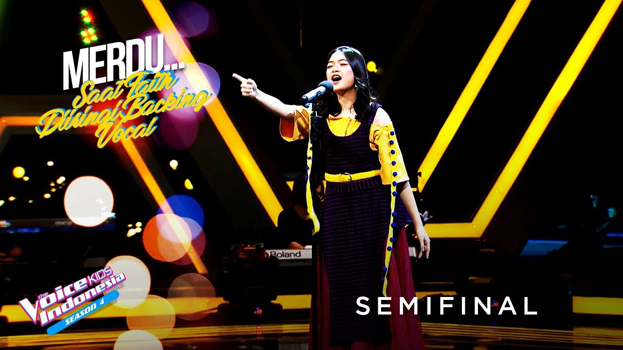 Faith -  Weak | Semifinal | The Voice Kids Indonesia Season 4 GTV 2021