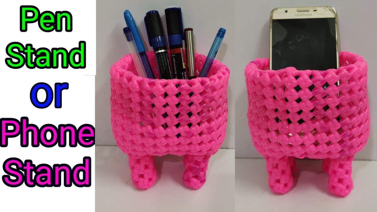 Try New Model  4 Leg Pen Stand Or Mobile Stand [plastic wire pen stand]