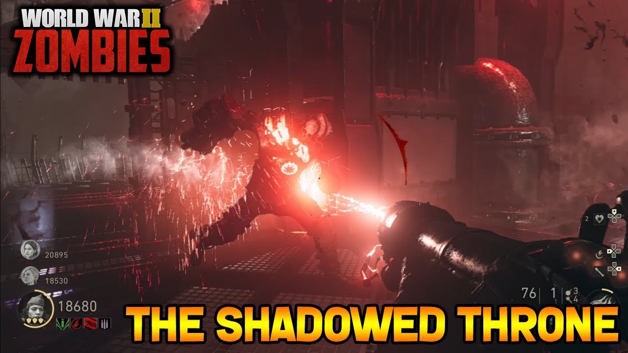 WW2 ZOMBIES - FULL SHADOWED THRONE EASTER EGG GUIDE WALKTHROUGH!! (Call of Duty WW2 Zombies)