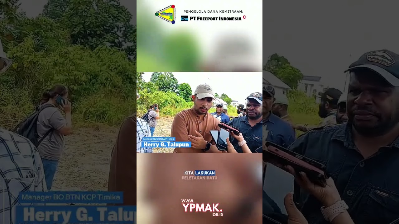 Peletakan batu pertama UMKM YPMAK