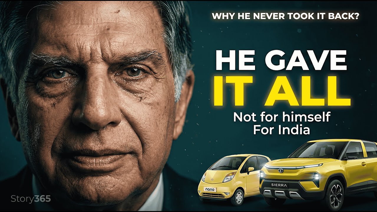 He Gave It All 😔 | Ratan Tata’s Untold Story | Nano to Sierra EV | Story365 #story365