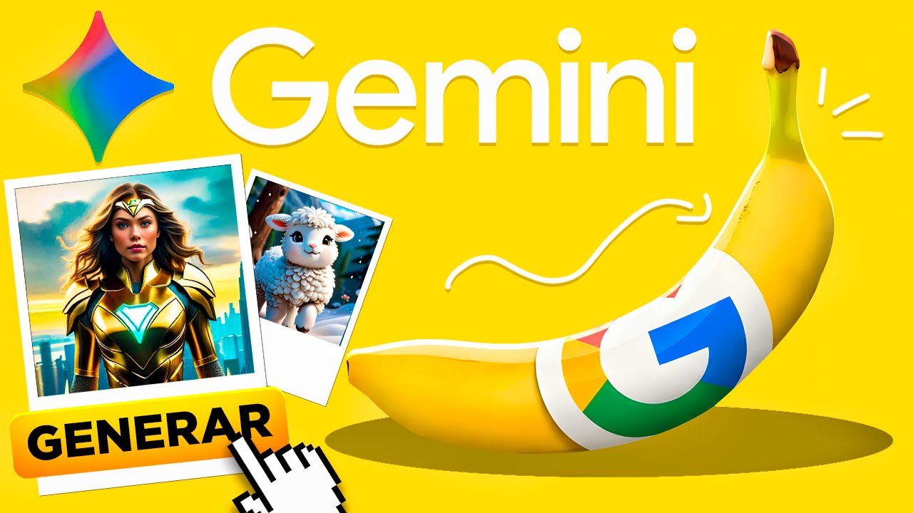 NANO BANANA: Tutorial para Crear y Editar Im&aacute;genes con IA (GRATIS 2026) 🚀