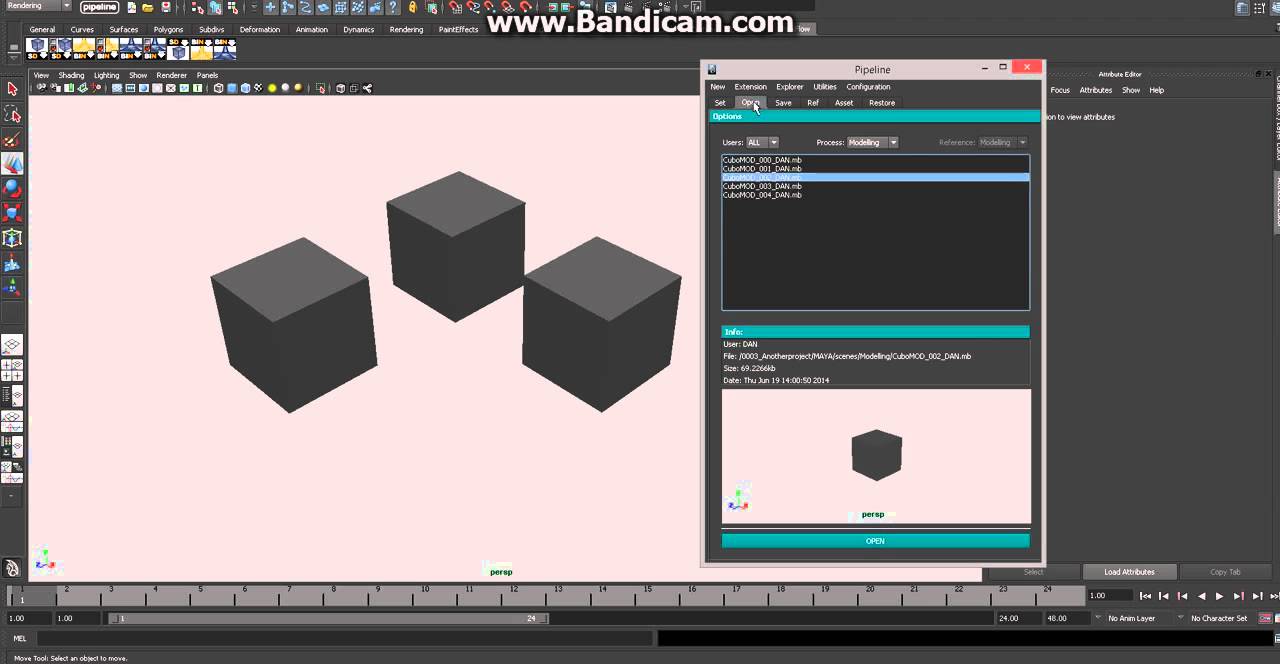 Maya Pipeline Manager Usability