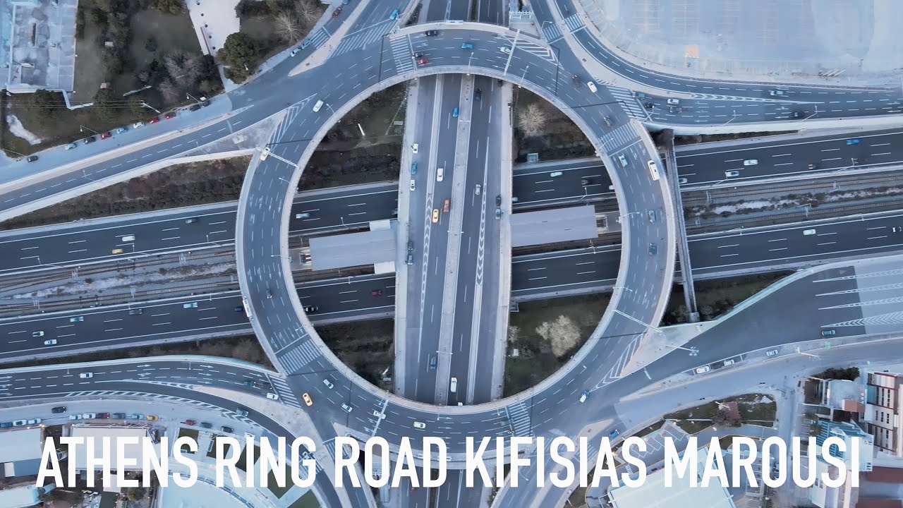 Athens Ring Road Kifisias Marousi Greece 🇬🇷