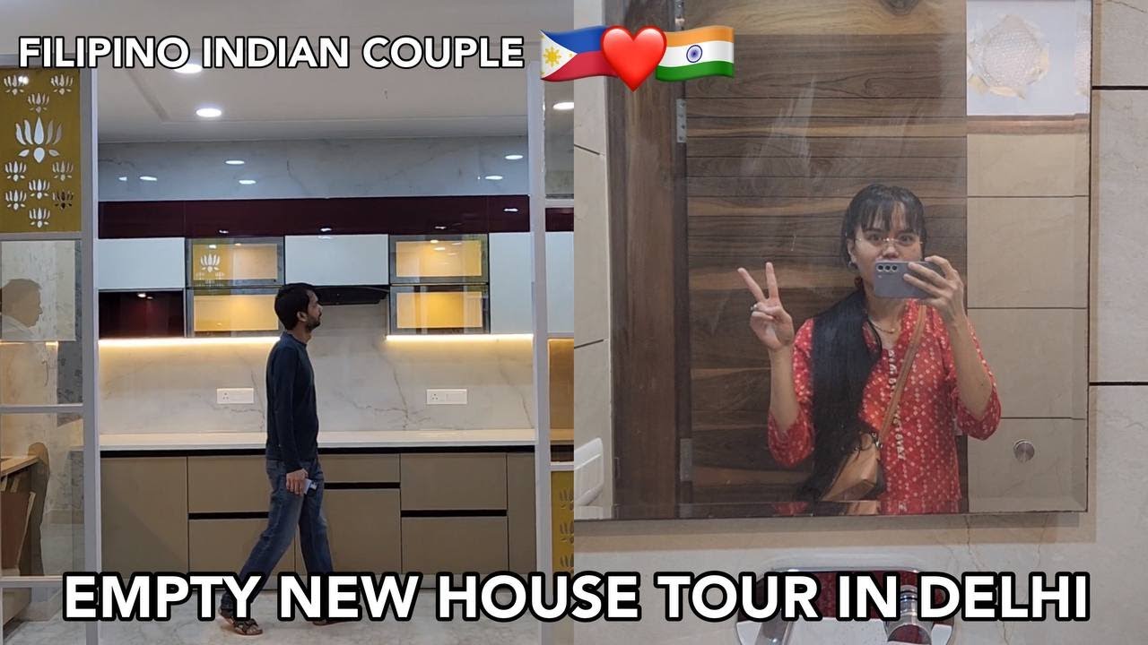 🇮🇳🇵🇭 Жизнь в Индии: мы купили НОВЫЙ ДОМ в Дели! Экскурсия по пустующему новому дому. | Филиппино-...
