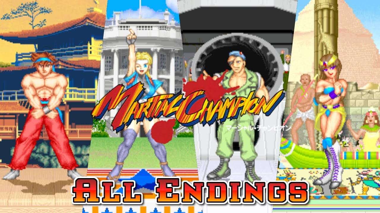 Martial Champion - All Endings - Arcade