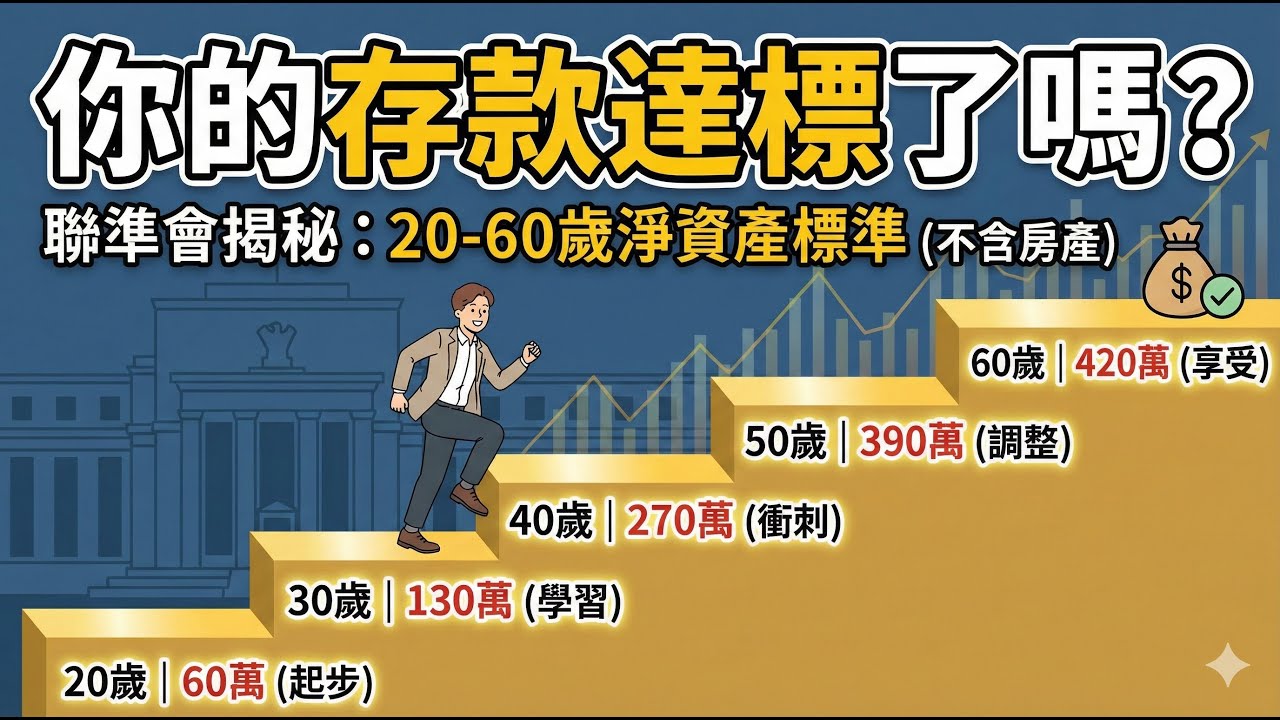 你的年齡應該存多少錢？