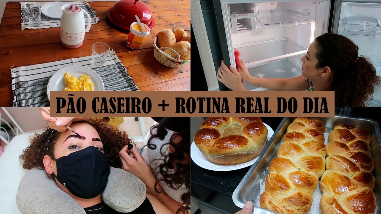 LIMPEZA E ORGANIZAÇÃO DA GELADEIRA, FIZ A SOBRANCELHA + PÃO CASEIRO DELÍCIA