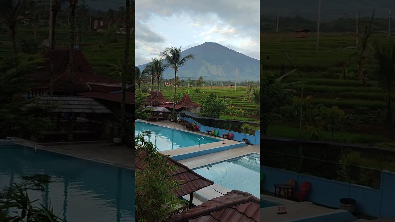 Rekomendasi Tempat Wisata Di Kuningan, pemandangan gunung Ciremai #wisatakuningan #kuningan