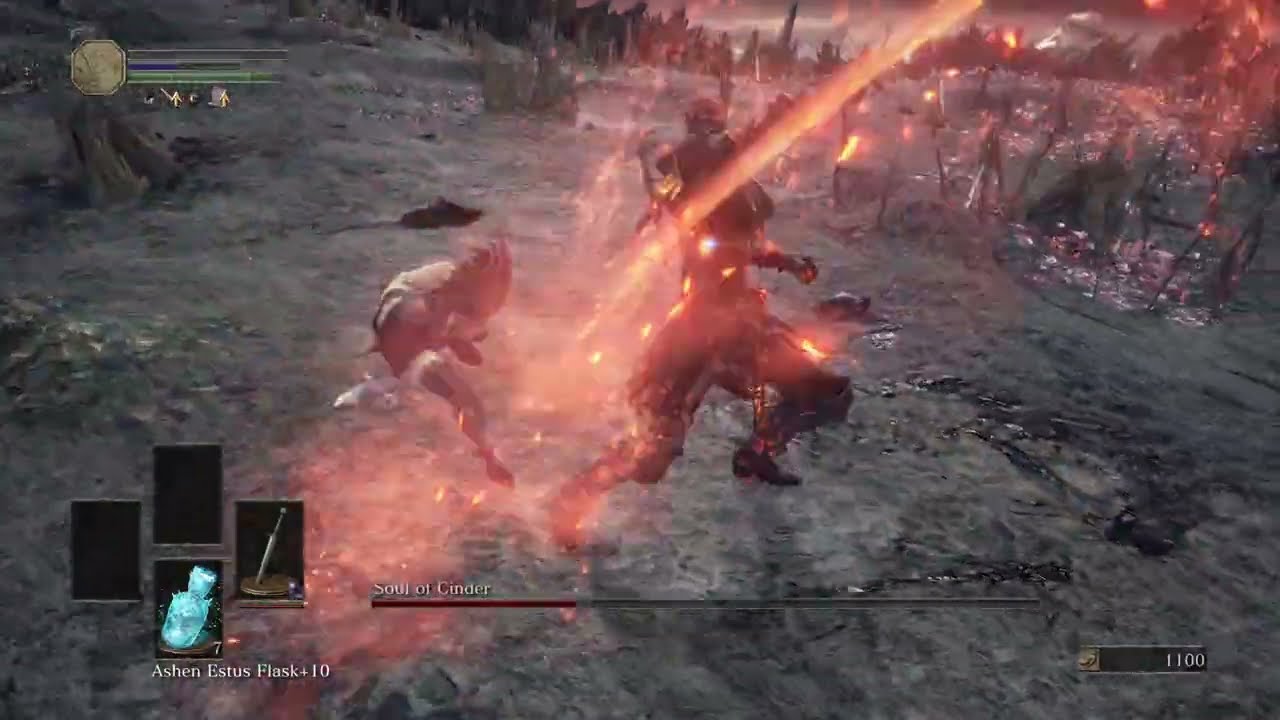 Dark souls 3 - Soul of Cinder SL1 No Damage