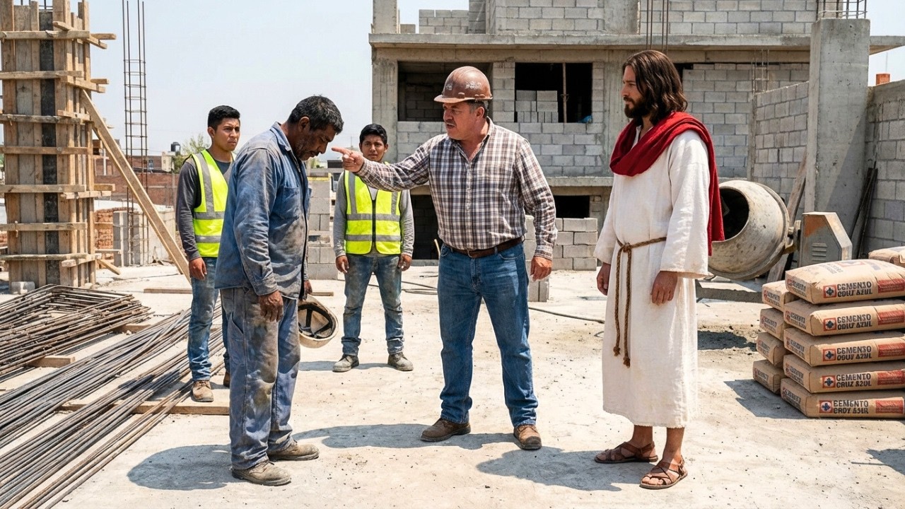 EL ALBAÑIL HUMILLADO ACEPTÓ TRABAJAR EL DOBLE POR NADA... PERO NO SABIA QUE JESÚS LO OBSERVABA.