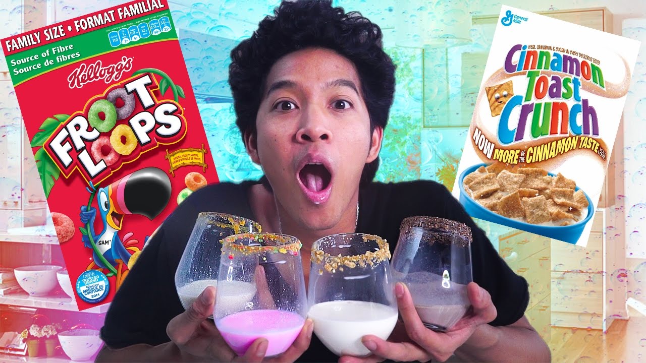 DIY CEREAL MILK SODA!!! YUMMY!