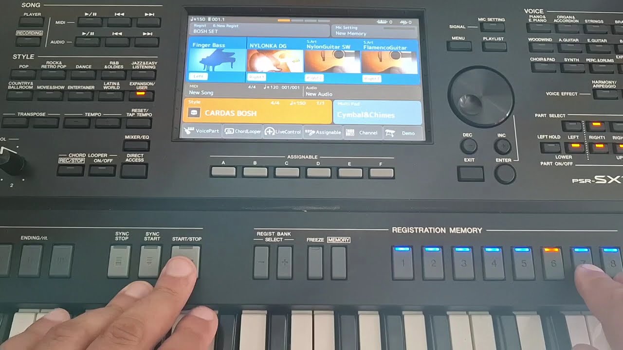YAMAHA PSR SX 720 - DG UNIVERSAL V2 PACK 🎹🎹🎹