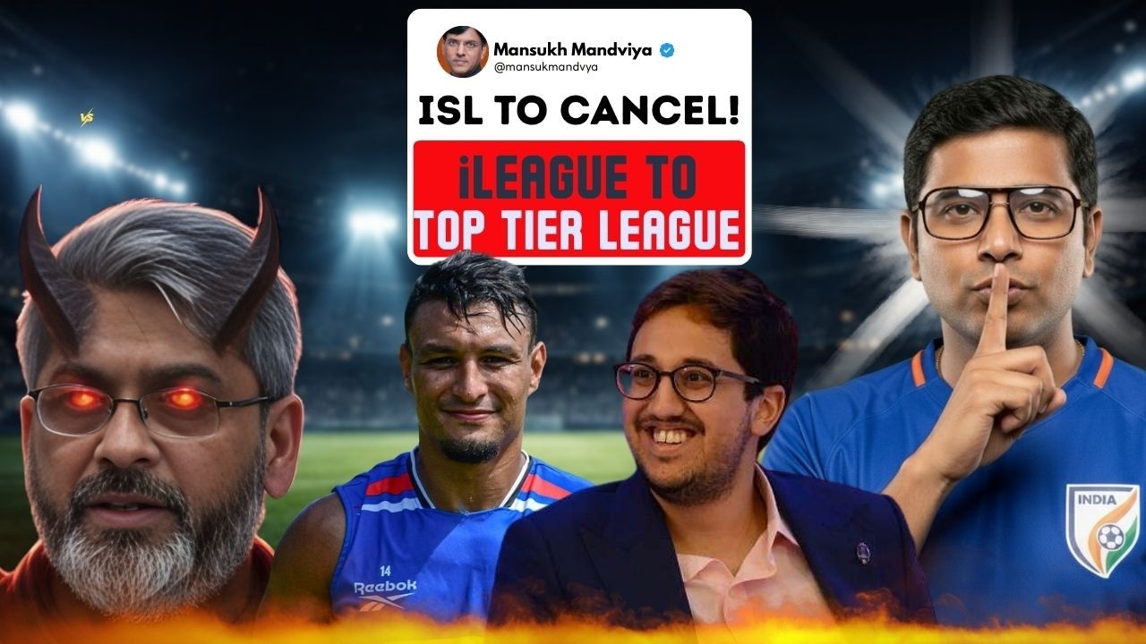 🔴Can I-League Replace ISL? | Indian Football League Structure AIFF vs FSDL vs Club Owners?