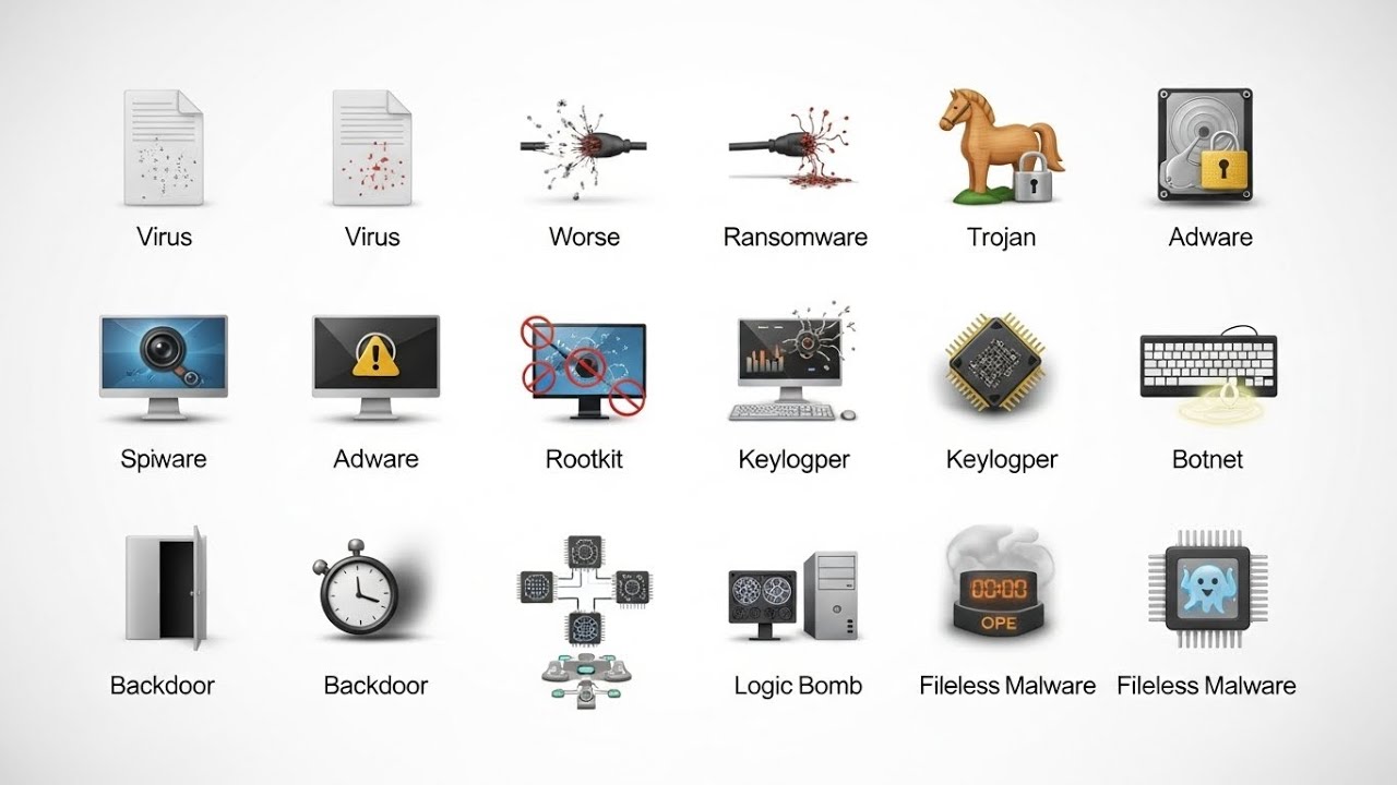 Every Type of Malware Explained in 10 Minutes