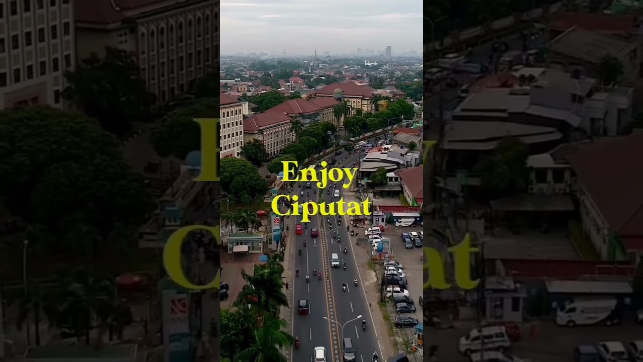 Pemandangan UIN Jakarta dan Sekitar Ciputat via Drone 