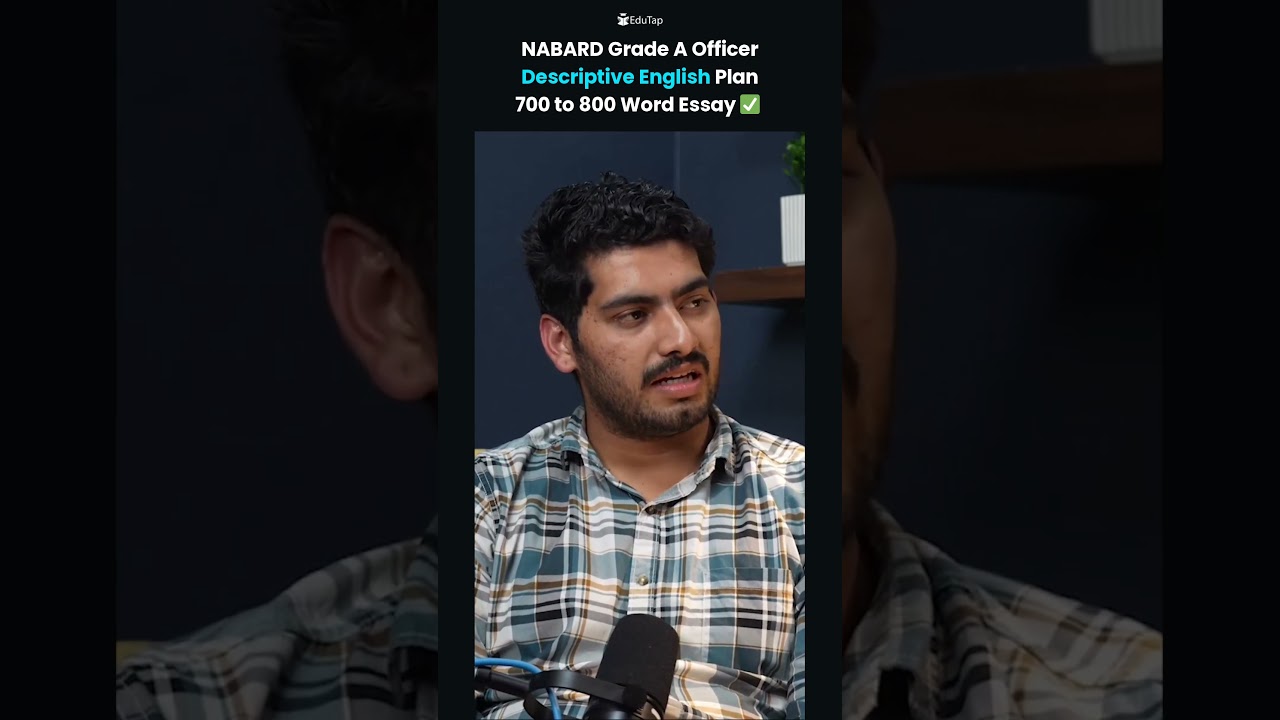 NABARD Grade A Officer Topper Reveals Descriptive English Strategy | 700 to 800 Word Plan