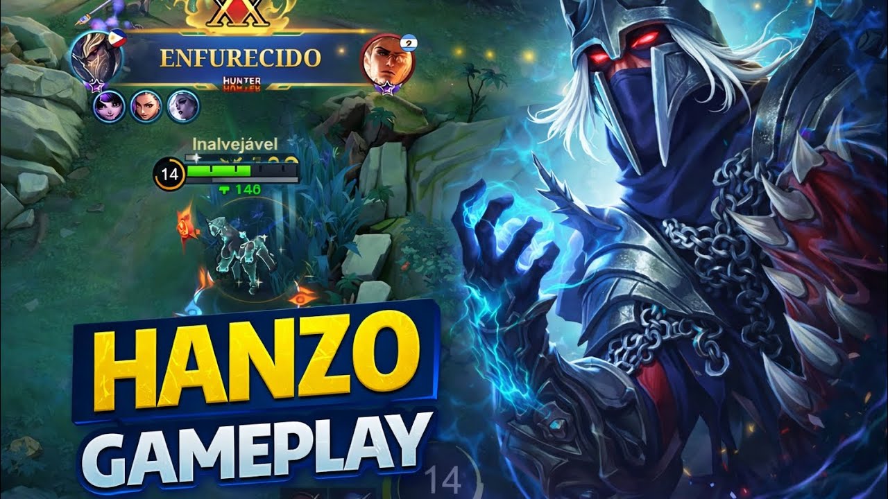 ELE PERDEU O BUFF… E A CABEÇA 🤣🤣🤣 | HANZO GAMEPLAY - MOBILE LEGENDS 