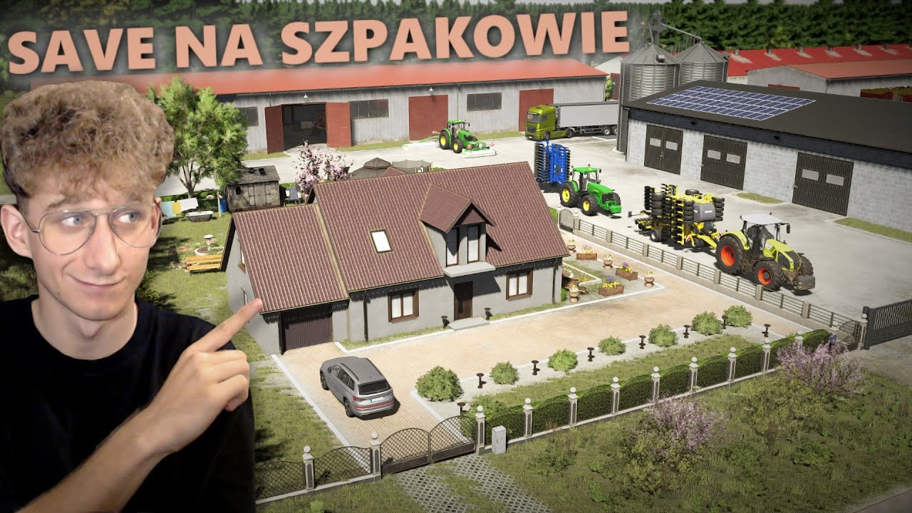 DOWNLOAD SAVEGAME📥[SZPAKOWO] Duże Nowoczesne Gospodarstwo | Oprowadzenie po Farmie | FS25