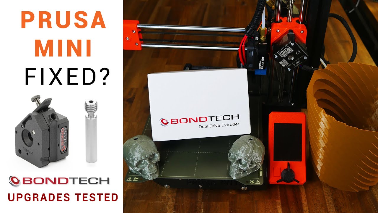 Prusa Mini update: Improvements including Bondtech extruder & heat-break