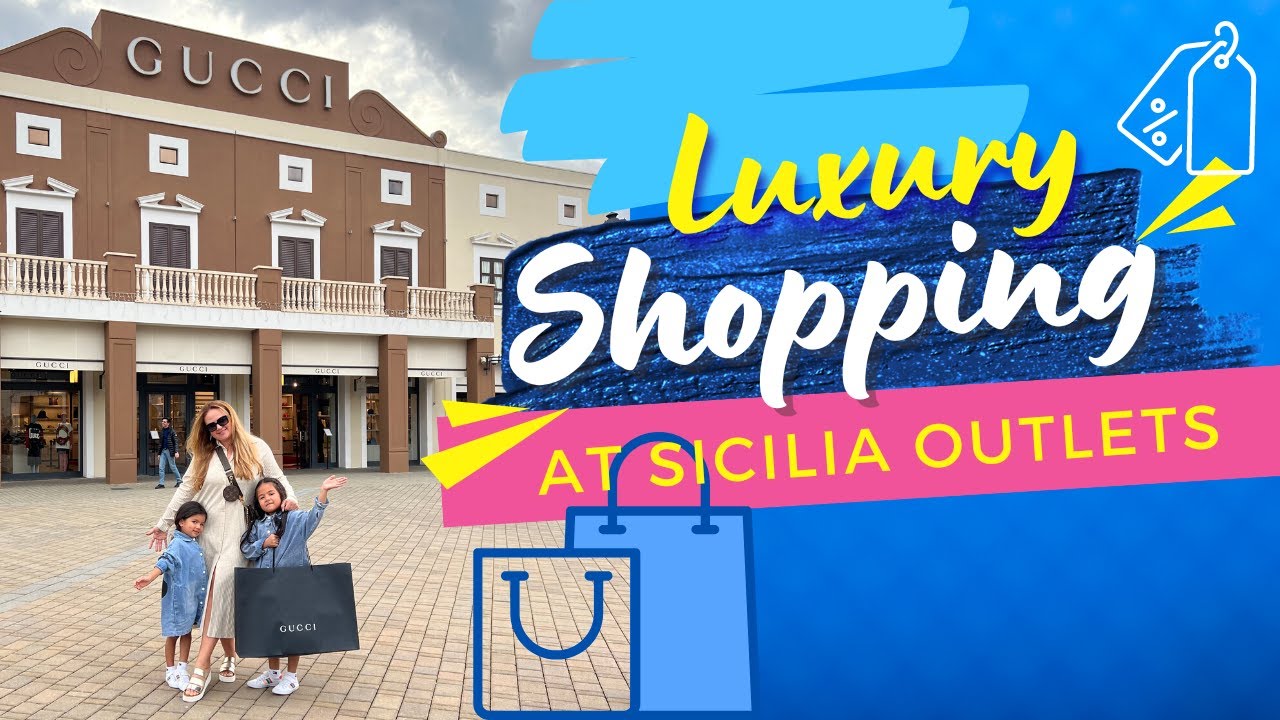 Sicilia Outlet Village | Роскошный шопинг в Италии и США | Nike | Gucci | Prada