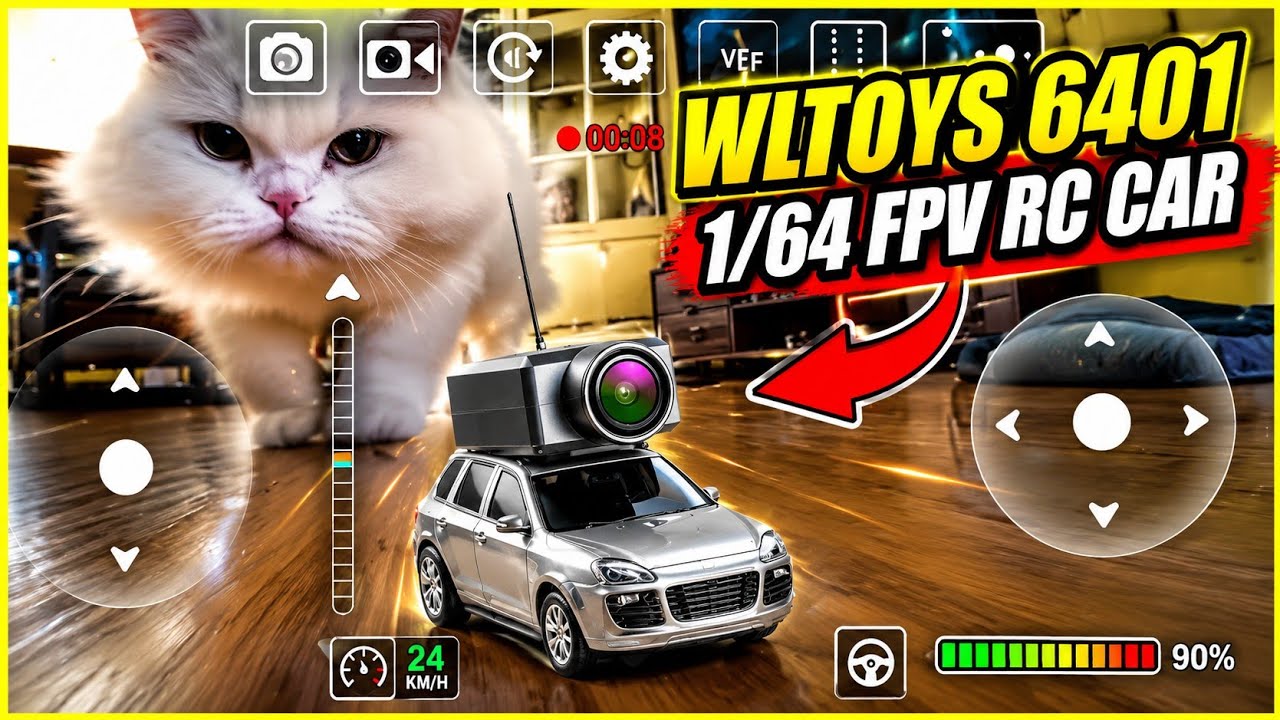 Watch This Micro FPV Car Navigate My House Like a Mouse!