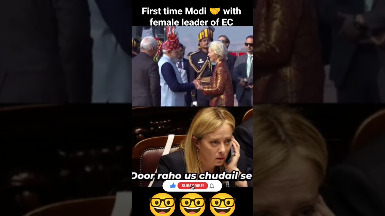 First time PM shakehand with female leader of EC 