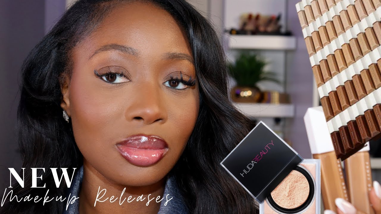 *NEW MAKEUP* FENTY BEAUTY WE'RE EVEN HYDRATING CONCEALER & HUDA BEAUTY PEACH PIE SETTING POWDER.