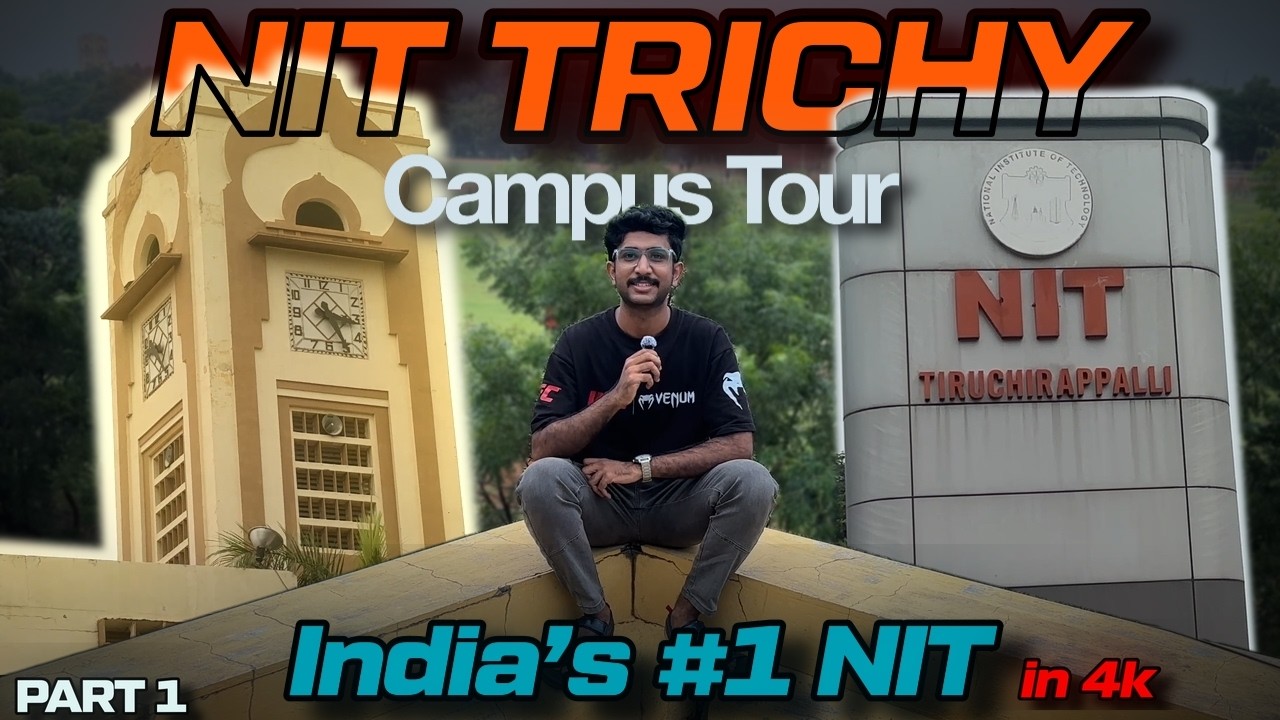 Why NIT Trichy is No.1 in India? 🎓 | Full Campus Tour | 800 Acres | Sports | Amenities | Facilities🔥