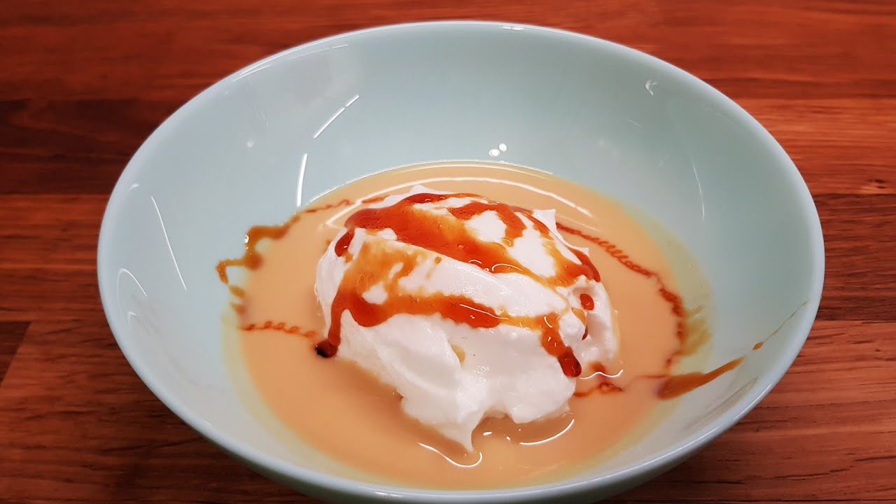 recette Ile flottante au caramel de Cyril Lignac