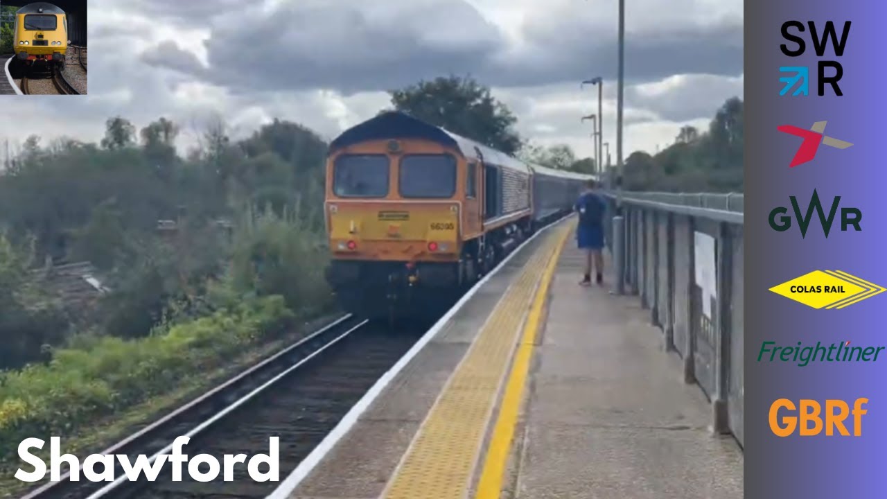 Trains at Shawford (SWML) 28/07/25