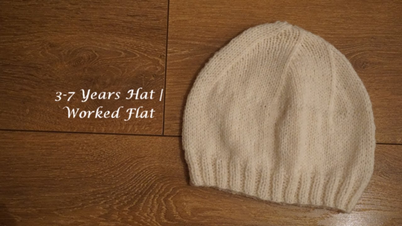 3-7 Years Hat | Worked Flat