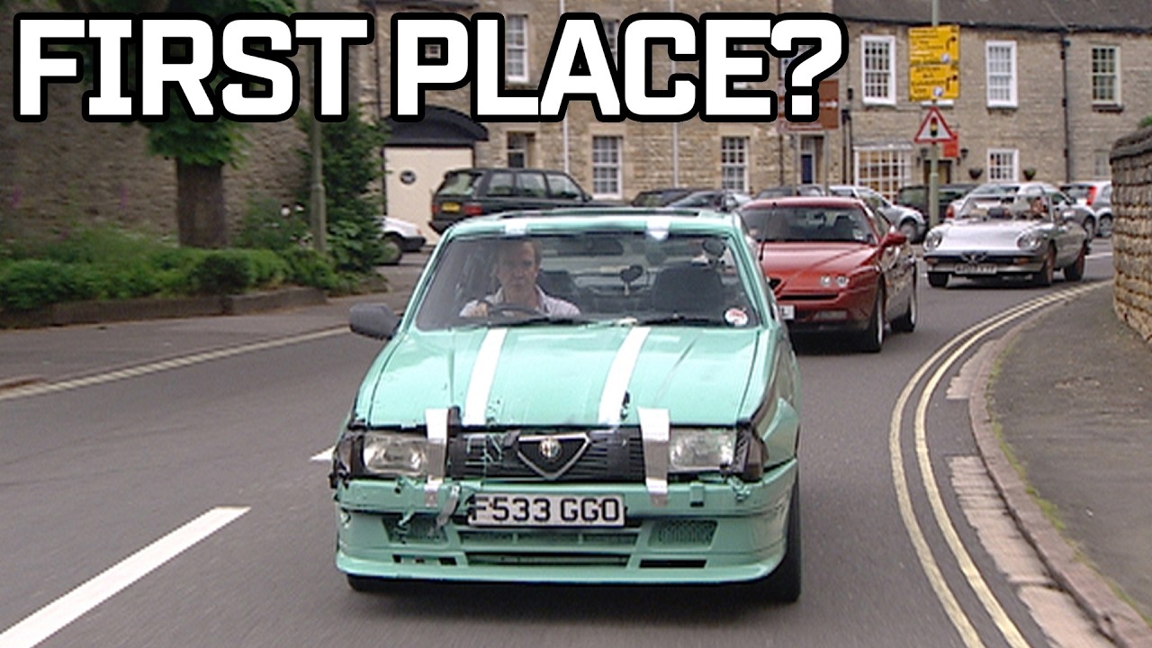 Taking Cheap Alfa Romeos To A Car Competition | Top Gear Classic
