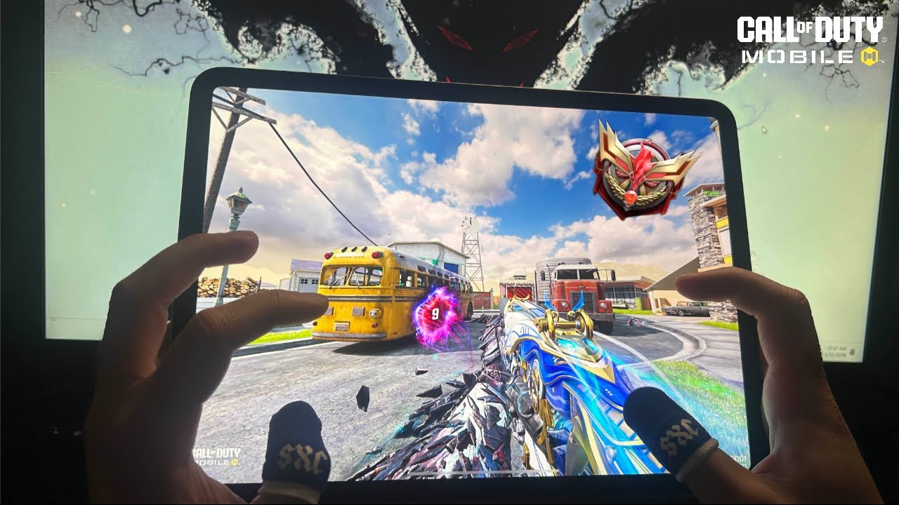 #1 CODM Player 5 Finger iPad Handcam (120 FPS)