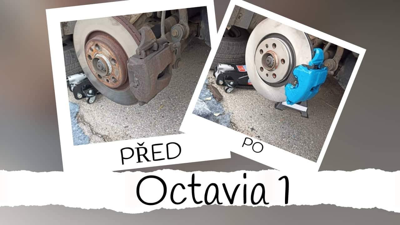 #1 OCTAVIA 1,  VÝMĚNA PŘEDNÍCH BRZD