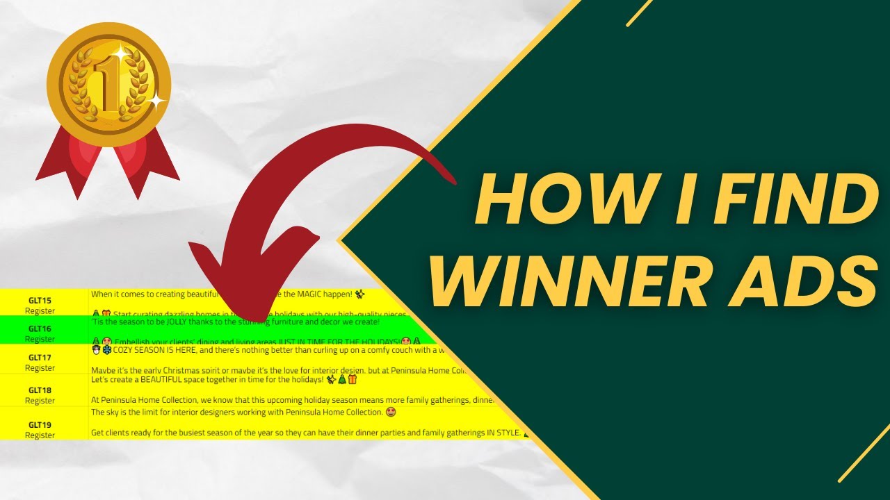 Facebook Ads Tutorial - How to find winner ads?