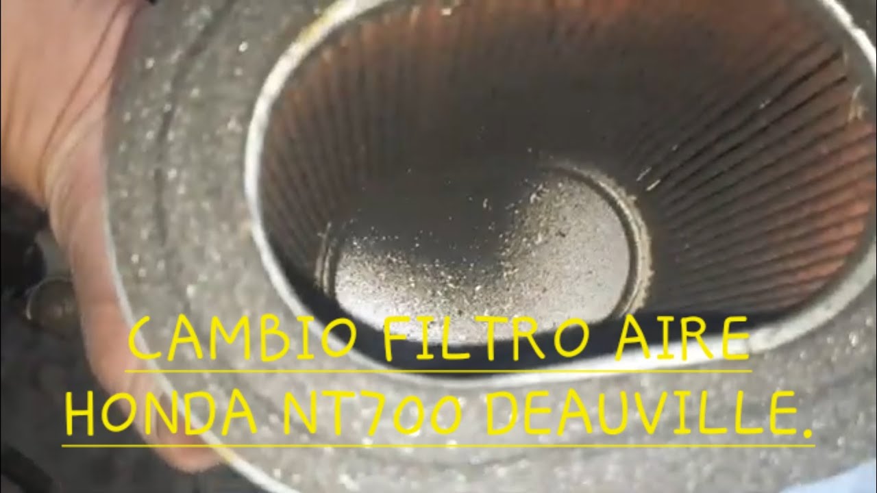 Cambio filtro aire Honda NT700 Deauville