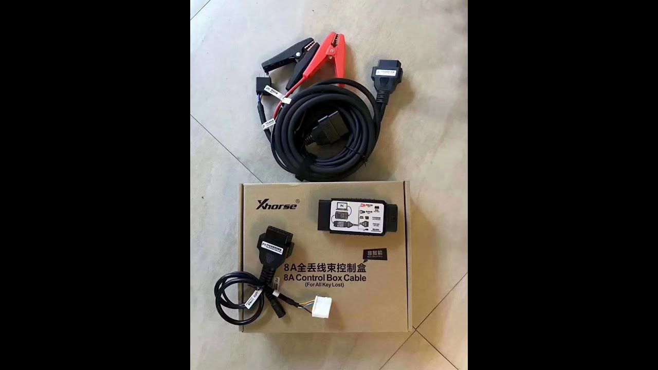 Xhorse 8A Control Box Work For Toyota 8A All key lost operation video