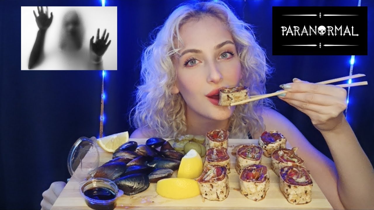 YAŞANMIŞ PARANORMAL OLAYLAR | MİDYE & ÇİĞKÖFTE SUŞİ MUKBANG