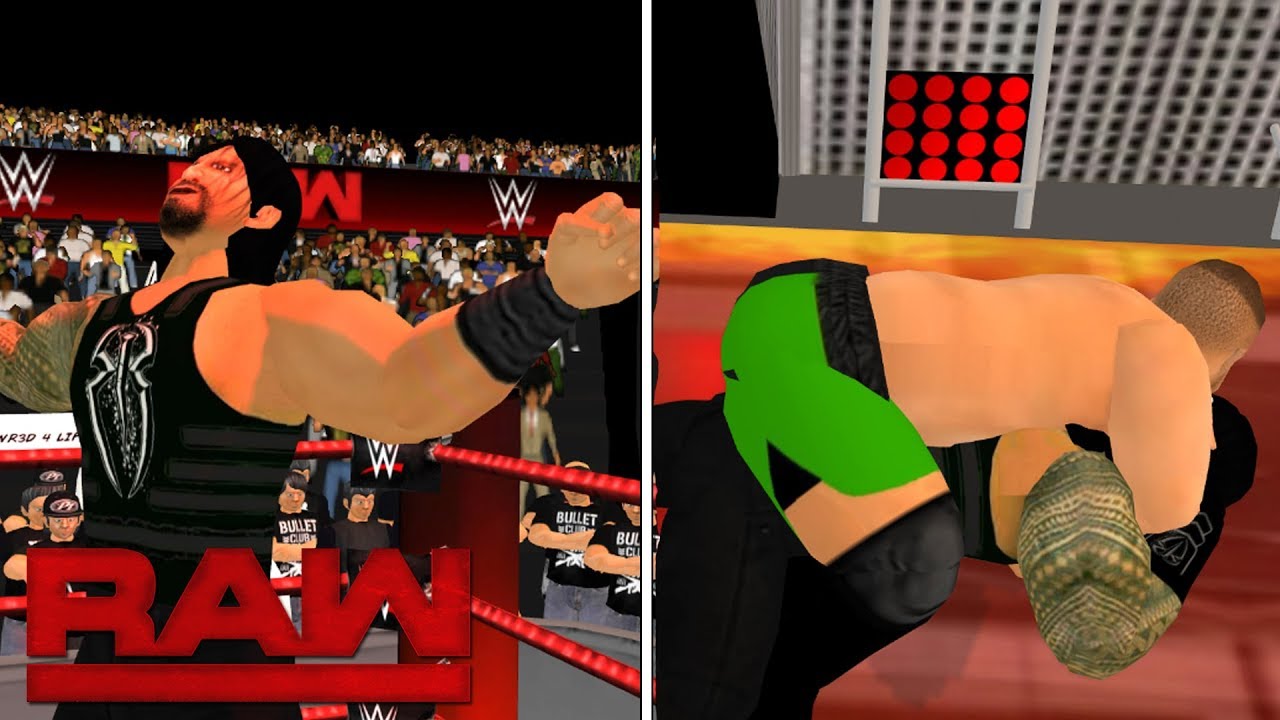 Samoa Joe attacks Roman Reigns, RAW- WR3D