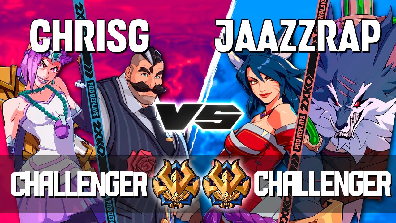 2XKO ▰ CHRISG (Braum-Jinx) vs JAAZZRAP (Ahri-Warwick) ▰ 2XKO Pro level replays